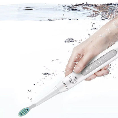 USB rechargeable electric toothbrush, 8 spare heads - E-ToothBrush™