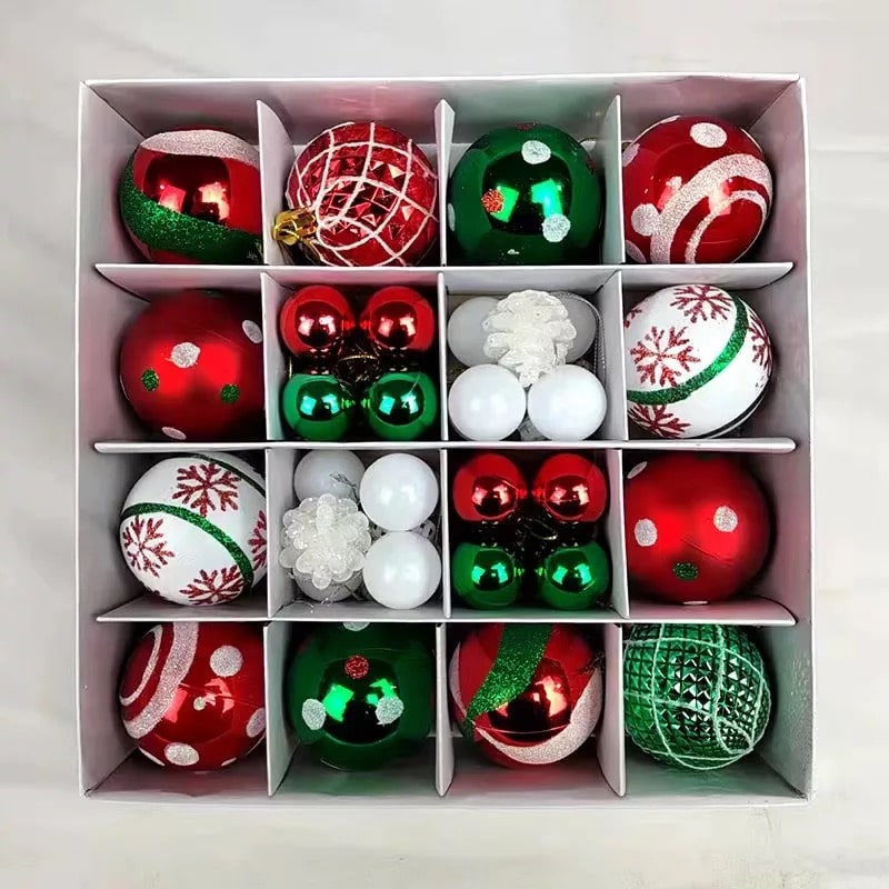 Boules de noël multicolores pour sapin - ChistmasBall™