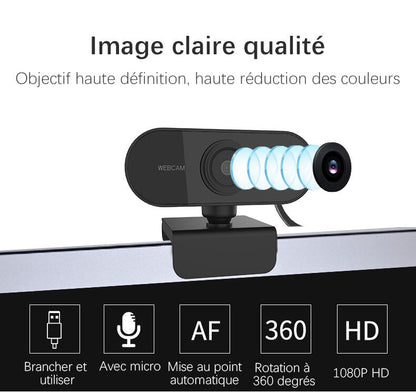 Webcam Full HD 1080P en USB - HDcam™