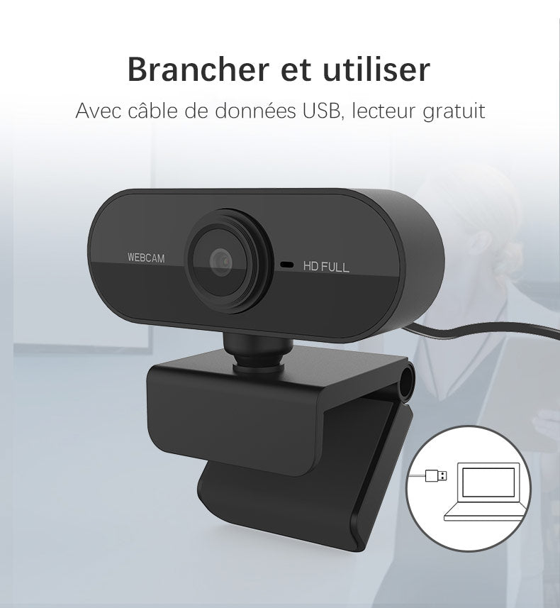 Webcam Full HD 1080P en USB - HDcam™