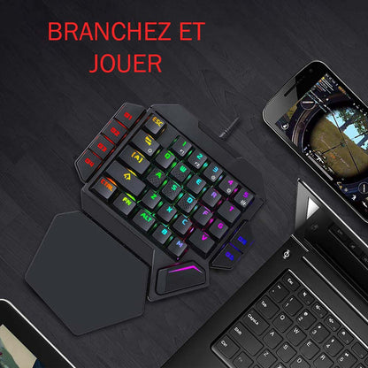 Mini Clavier mécanique pour macro - RedThunder™