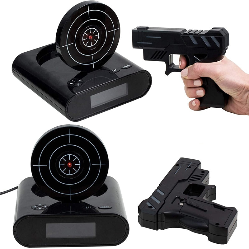 Réveil pistolet avec Cible - GunHour™