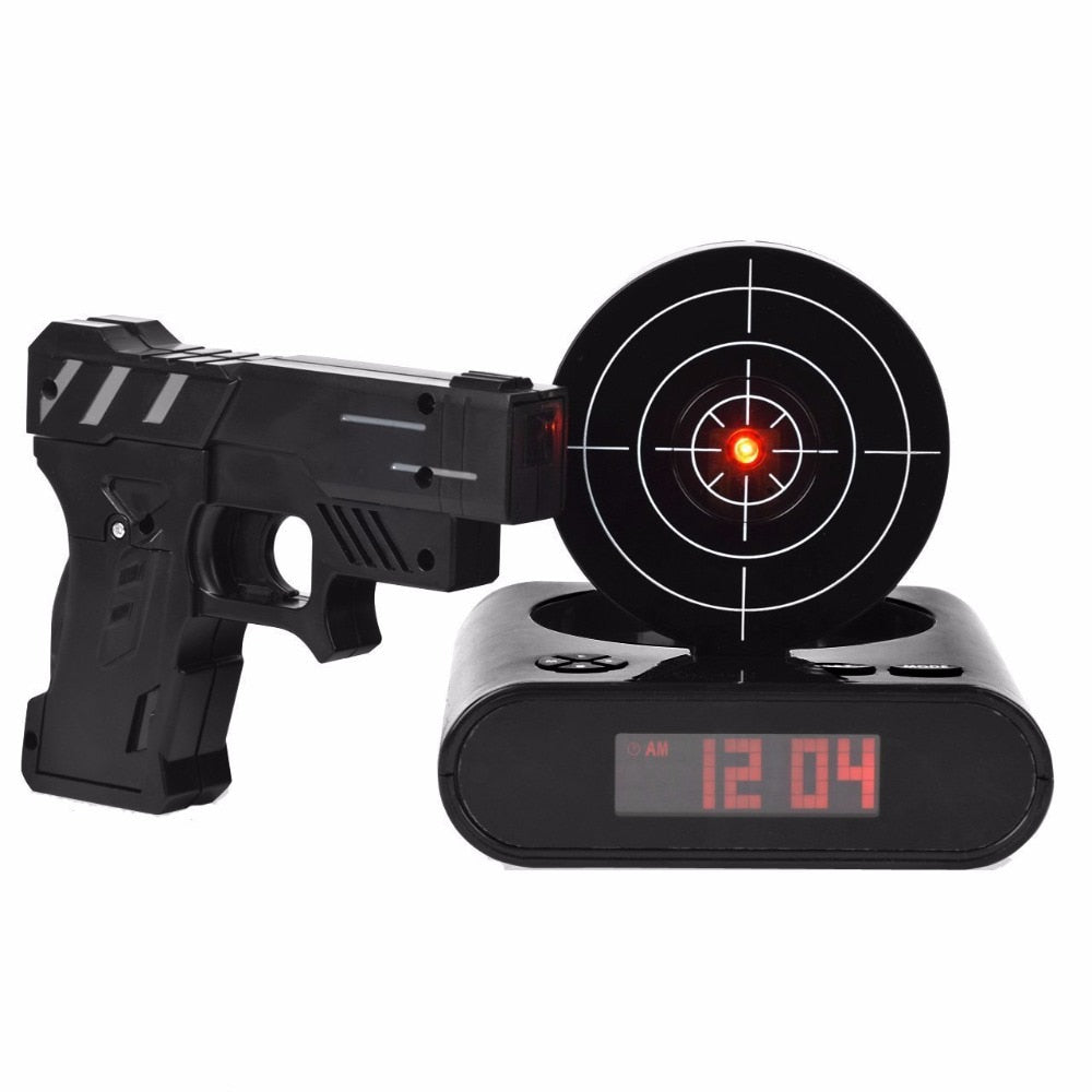 Réveil pistolet avec Cible - GunHour™