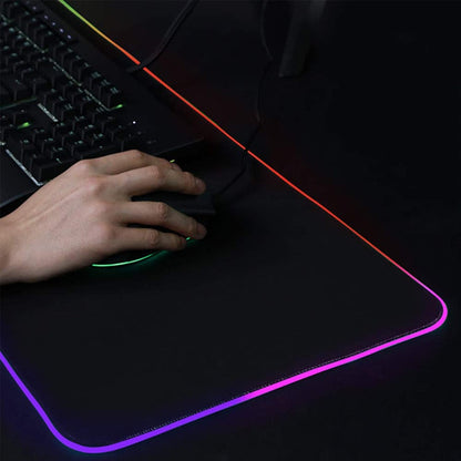 Grand tapis de souris RGB lumineux 7 couleurs LED - PerfectMove™
