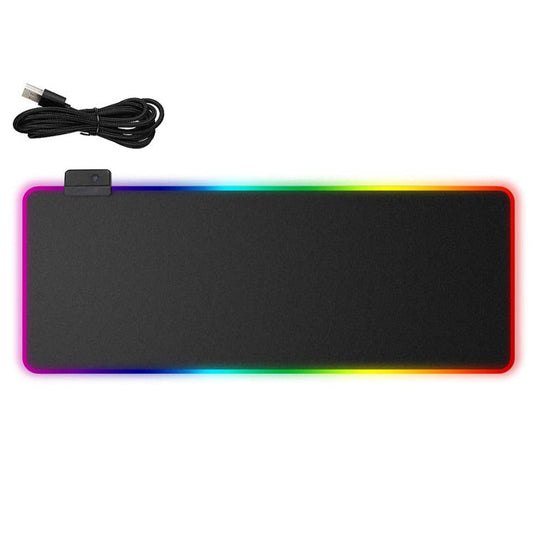 Grand tapis de souris RGB lumineux 7 couleurs LED - PerfectMove™