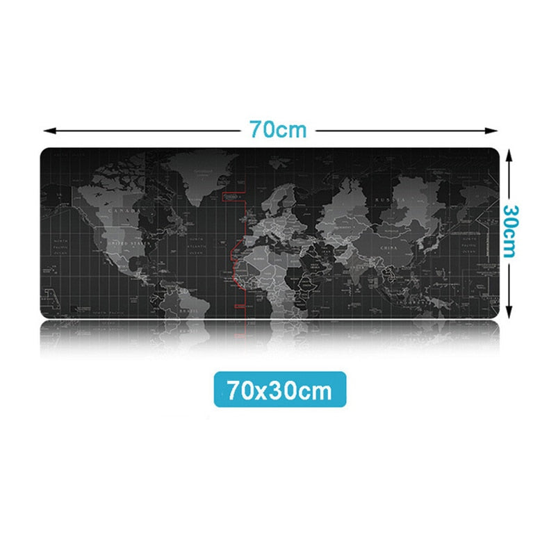 Grand tapis de souris avec carte du monde - Explorer™
