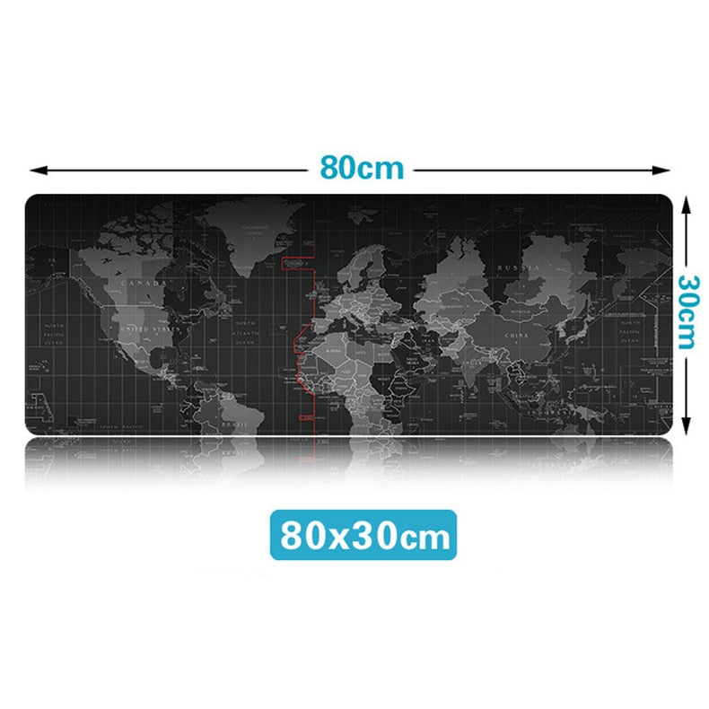 Grand tapis de souris avec carte du monde - Explorer™