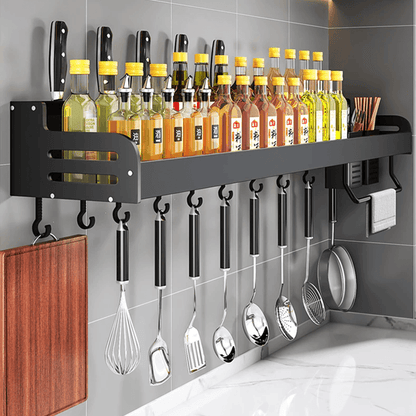 Etagère de rangement en aluminium de cuisine pour épices - Cooklean™ - Le Grenier Parisien