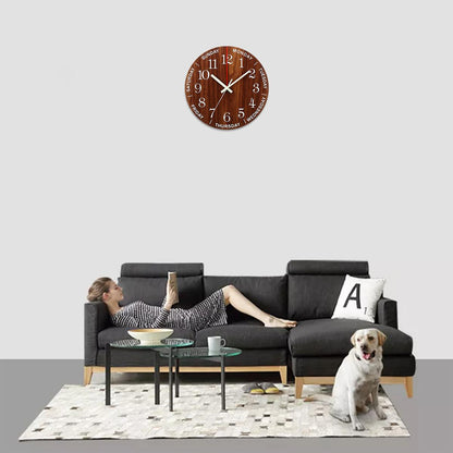 Horloge Lumineuse phosphorescente en Bois Style Nordique - Phosphour™
