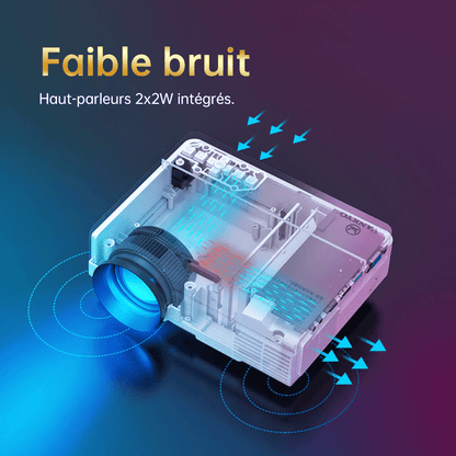 Mini projecteur portable 1920x1080P 170 pouces - NatifProd™ - Le Grenier Parisien