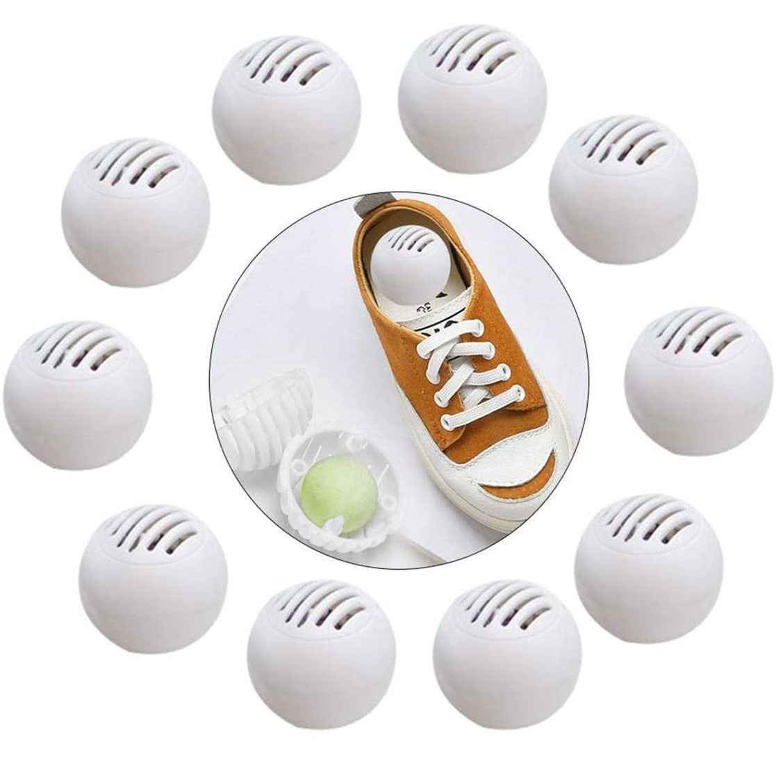 Boules désodorisantes pour chaussures - SmellGood™ LOT DE 10