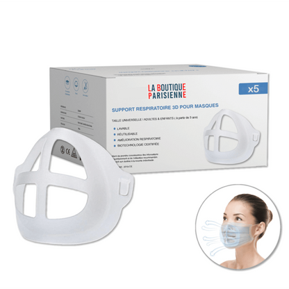 Support 3D Masque antibuée - Respireo® - Le Grenier Parisien