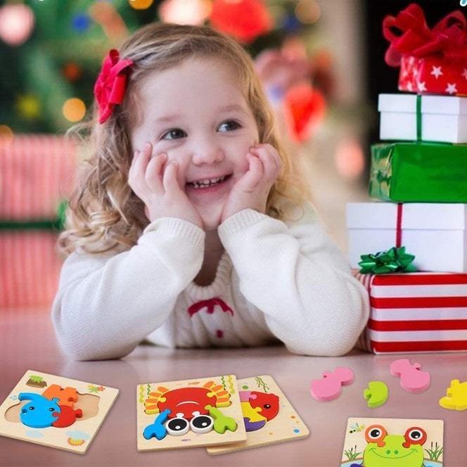 Puzzle 3D en Bois pour Enfant - Babyzzle™ - Le Grenier Parisien
