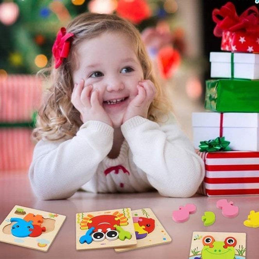 Puzzle 3D en Bois pour Enfant - Babyzzle™ - Le Grenier Parisien