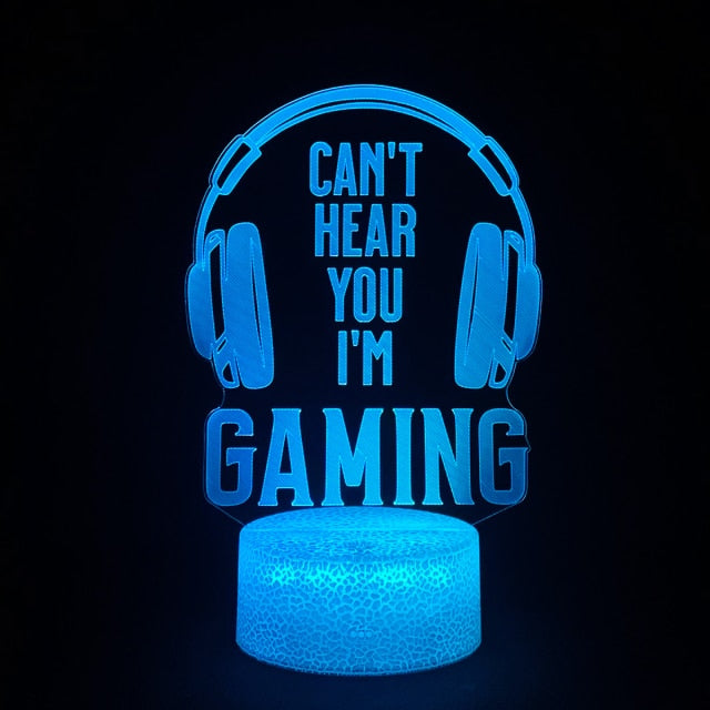 Lampe de nuit Gaming 3D - Hologramme3D™
