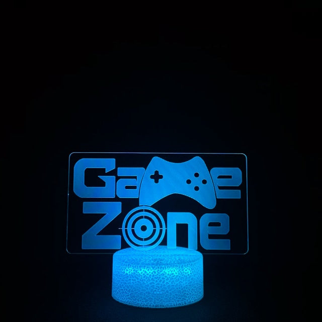 Lampe de nuit Gaming 3D - Hologramme3D™