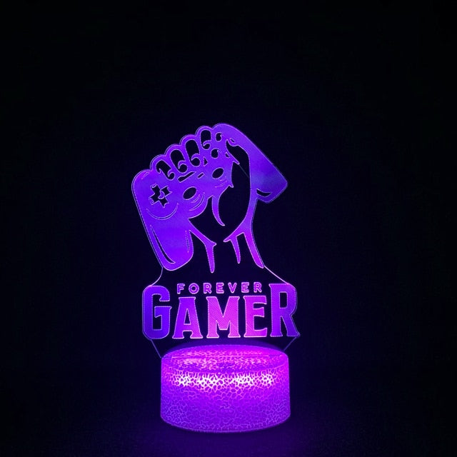 Lampe de nuit Gaming 3D - Hologramme3D™