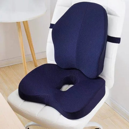 PACK Coussin Ergonomique à Mémoire de Forme Bas & Dos - Curved™
