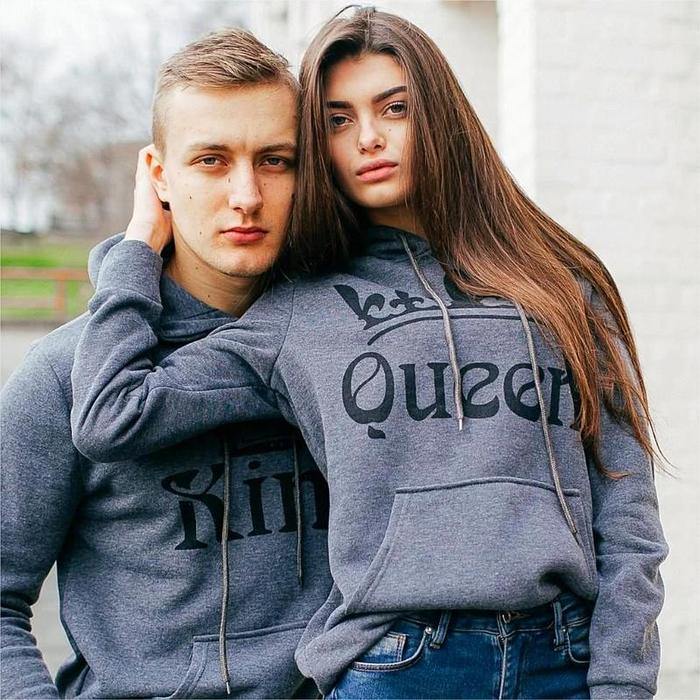 KING & QUEEN™ - SWEATS À CAPUCHE de couple - Le Grenier Parisien