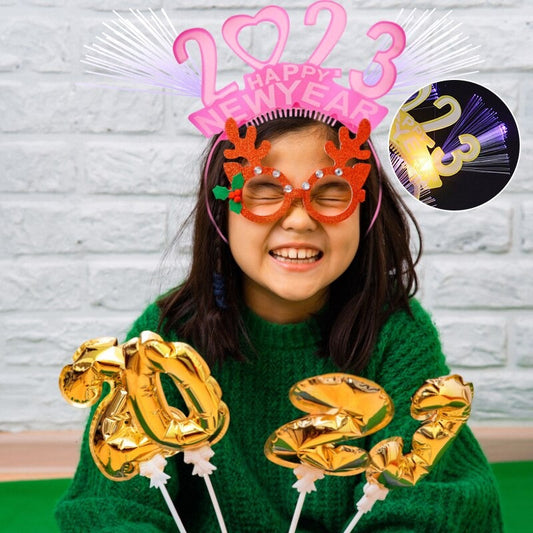 Diadème à LED Nouvel an 2023 - Tiara2023™