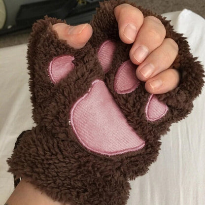 Mitaines en peluche chat - CatGloves™