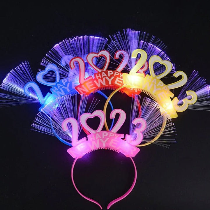 Diadème à LED Nouvel an 2023 - Tiara2023™
