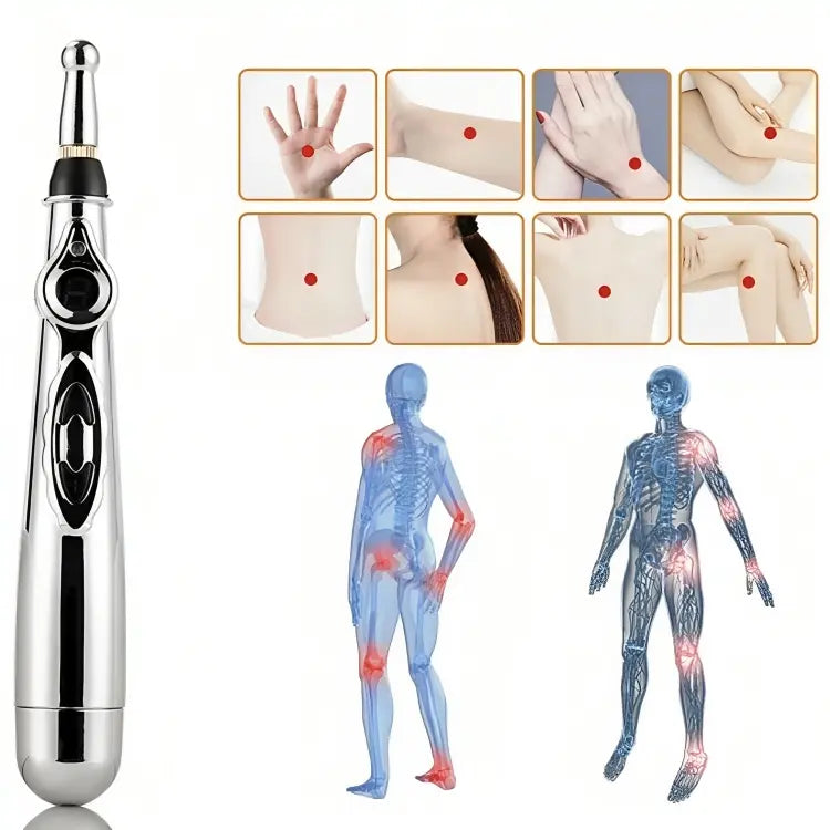 AcupuncturePen™, compact et pratique, facile à utiliser à la maison, en voyage, ou en déplacement, sans douleur et sans danger pour la peau