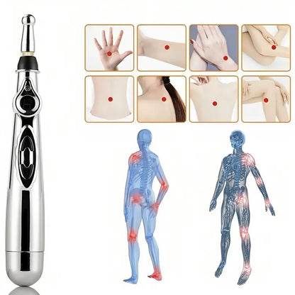 AcupuncturePen™, compact et pratique, facile à utiliser à la maison, en voyage, ou en déplacement, sans douleur et sans danger pour la peau