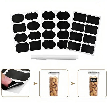 Personnalisez vos espaces de rangement avec nos stickers réinscriptibles pour KitchenBox™