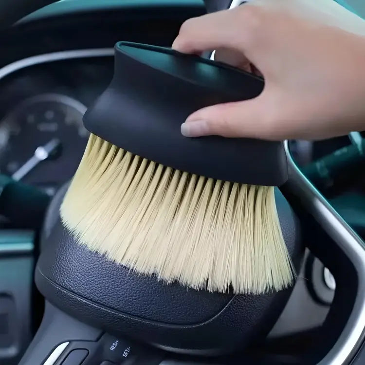 Brosse de nettoyage de sortie d'air de voiture - Taille idéale pour boîte à gants