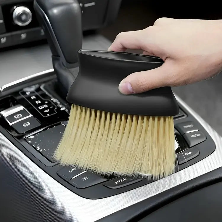 Brosse de nettoyage de sortie d'air de voiture - Poils de haute précision