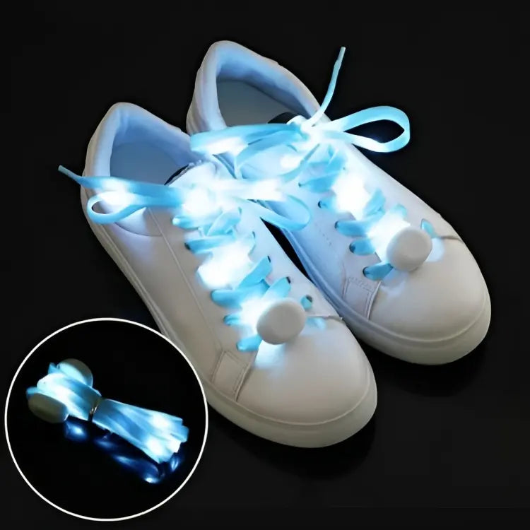 Lacets lumineux LED Cool Laces™ - Éclairez vos pas avec style pendant vos activités nocturnes