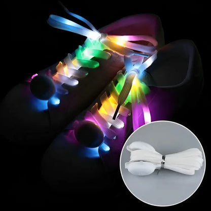 Lacets lumineux LED Cool Laces™ - Éclairez vos pas avec style pendant vos activités nocturnes