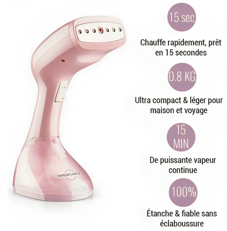 Défroisseur à Vapeur Portable - Konka™ - Le Grenier Parisien
