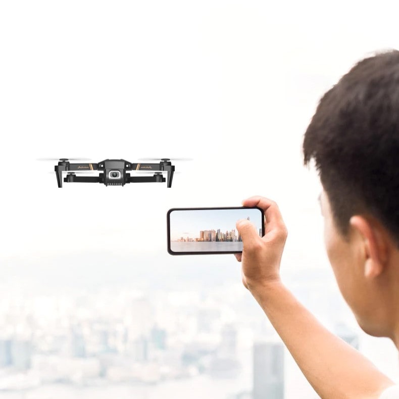 Drone Radiocommandé RC Wifi caméra 4K - Vision+™