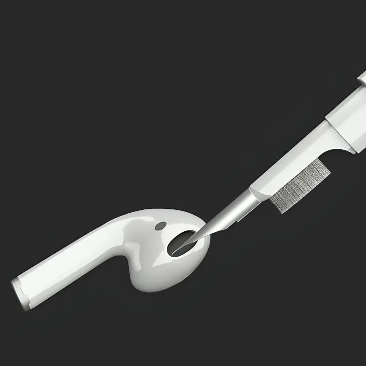 Extrémité en éponge de flocage douce pour écouteurs EarClean™, parfaite pour nettoyer le compartiment de charge