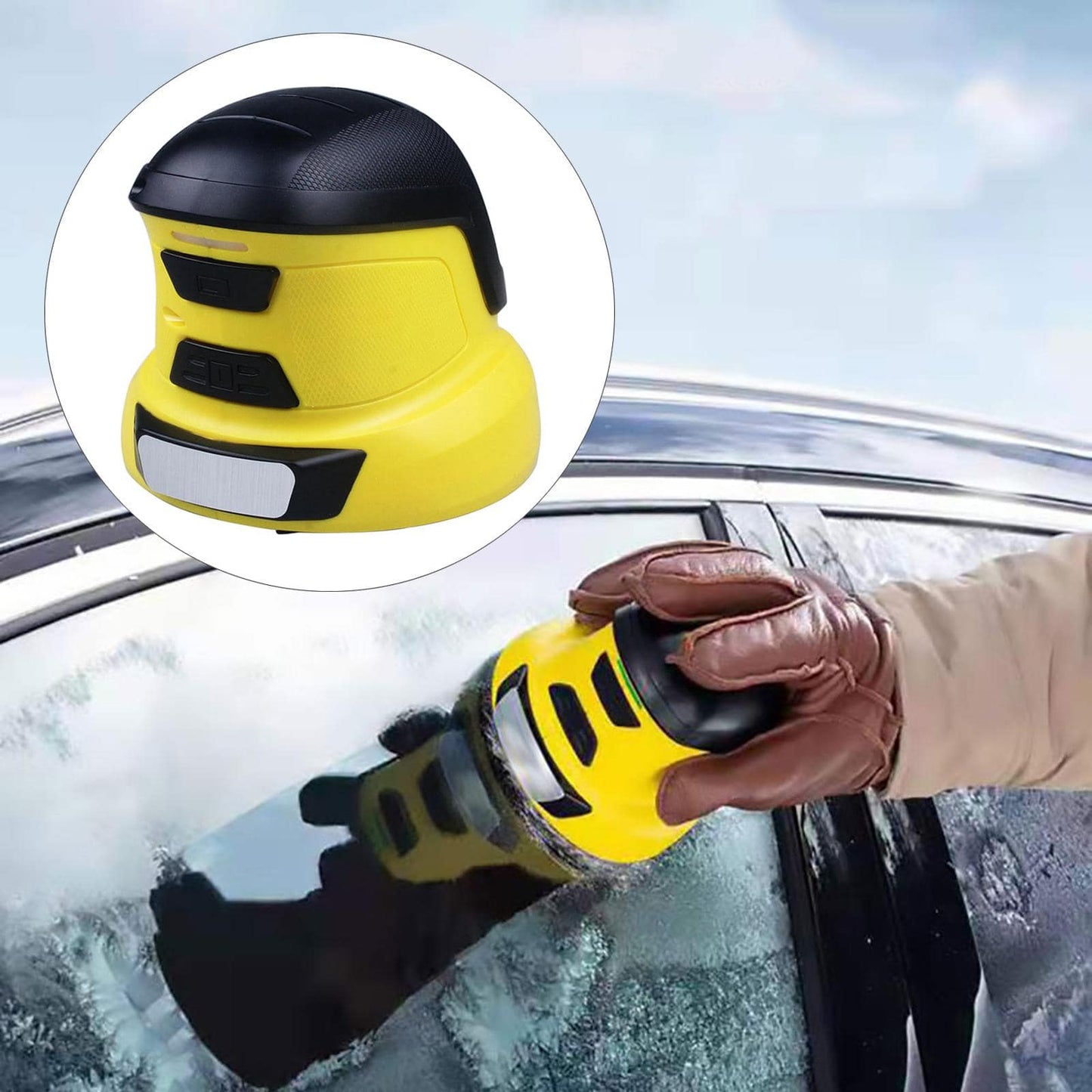 Electric Car Window Scraper - Ice Scraper™