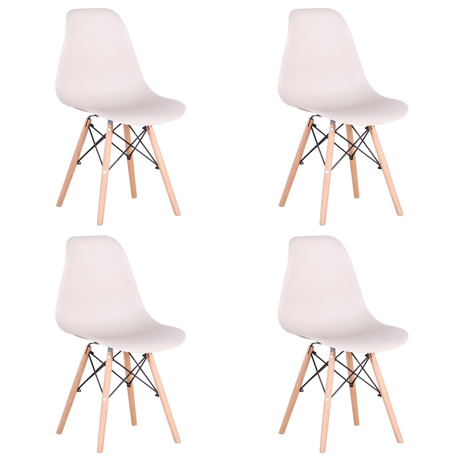 Chaise de salle à manger style nordique - DSW™ LOT DE 4 & 8 - Le Grenier Parisien