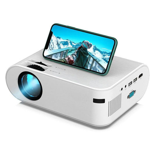 Mini vidéoprojecteur LED 1920*1080P compatible téléphone Android Iphone - CompactProd™ - Le Grenier Parisien