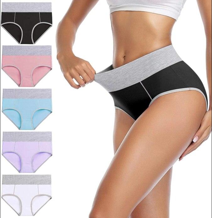 Culotte Taille Haute en Coton pour Femmes LOT DE 5 - Glade™ - Le Grenier Parisien