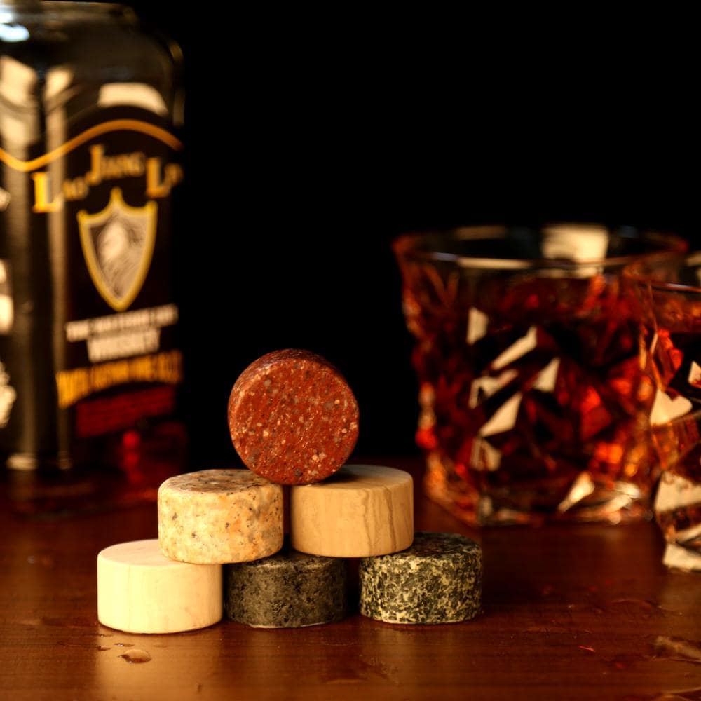 Coffret cadeau de pierres et verres à whisky - AMBROISIE