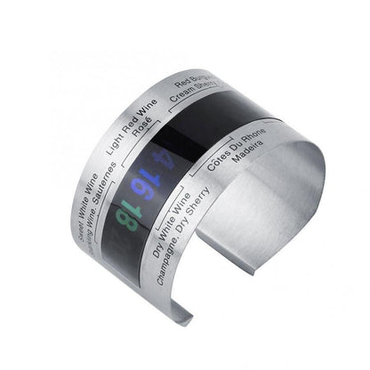 Bracelet Thermomètre pour Vin - ThermoWine™ - Le Grenier Parisien