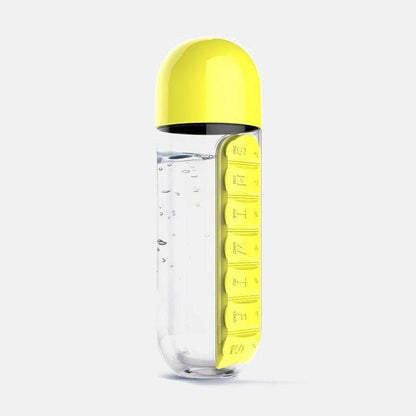 Bouteille d'eau 2 en 1 avec boîte à pilules - WaterPill™ - Le Grenier Parisien