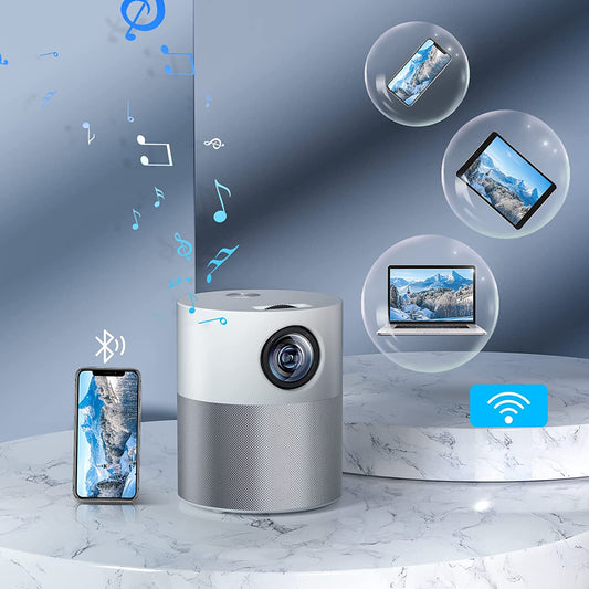 Mini projecteur Android LED 1080P à 4K, Bluetooth, 5000 Lumen - Prodroid™