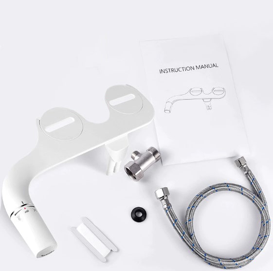 Ultra-slim adjustable toilet seat holder - FRESH™