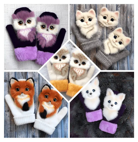 Mitaines animaux - Idée de cadeau qui porte chaud - Le Grenier Parisien