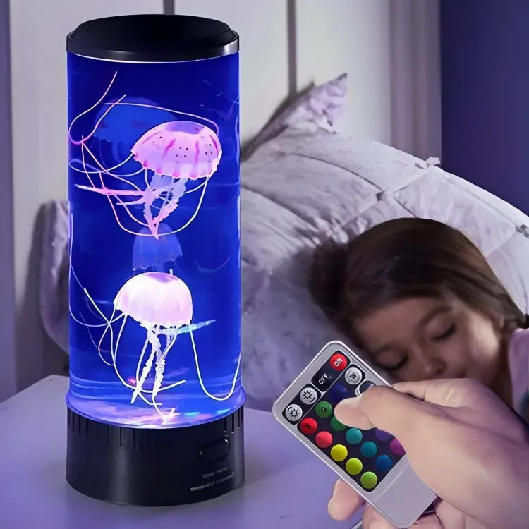 Lampe Méduse à LED Oceanfish™ avec télécommande, changement de couleur