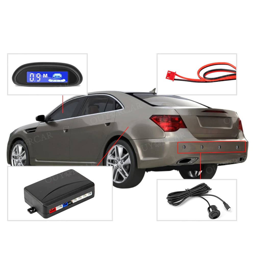 Radar de Stationnement LED pour voiture avec Capteurs- RadarStop™