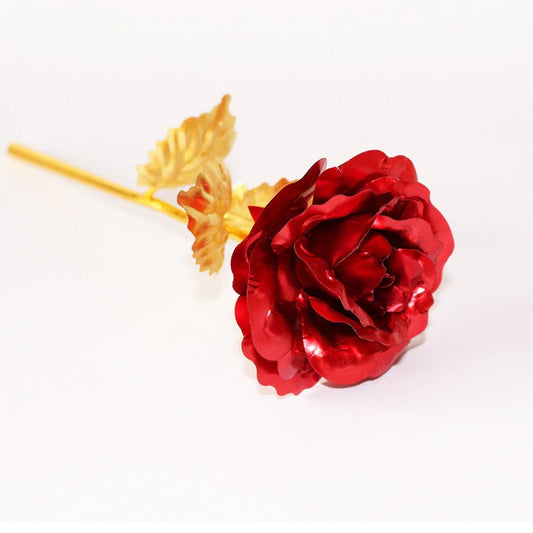 Rose Eternelle serties de Feuilles d’or - Rosae Eterna™