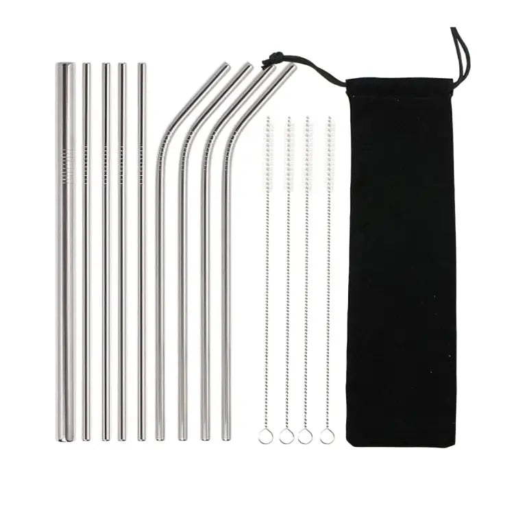 Ensemble de pailles en acier inoxydable Straw +™ dans différentes couleurs